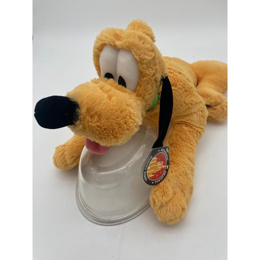 Disneyland Disney Parks Authentic Pluto Yellow Plush Toy 15 Inch